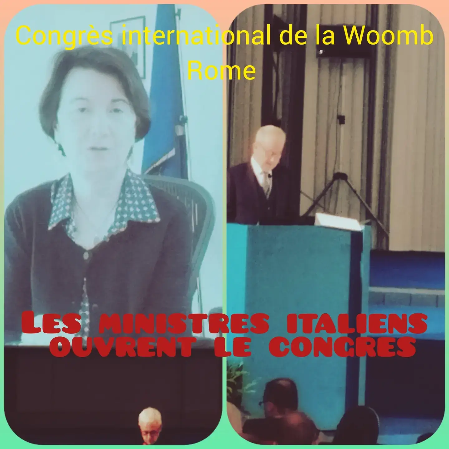 ministres italiens congres WOOMB 2023